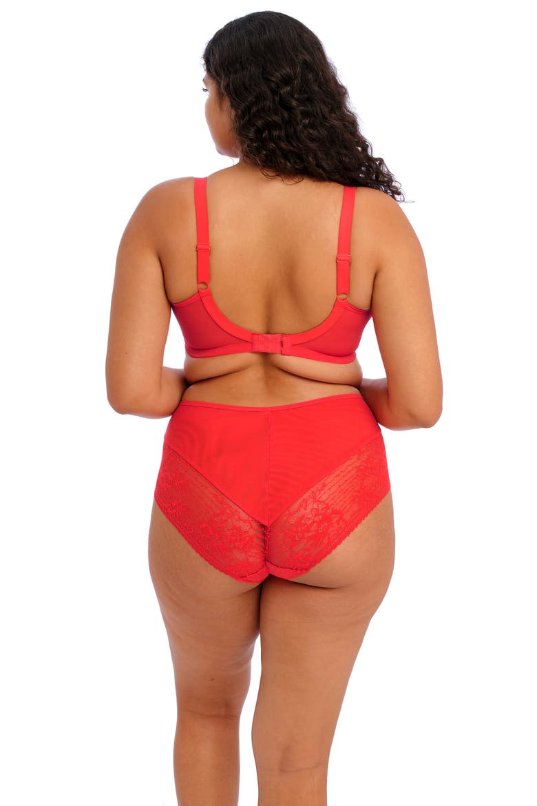 Kendra Underwire Plunge Bra, Alternate, color, CHERRY