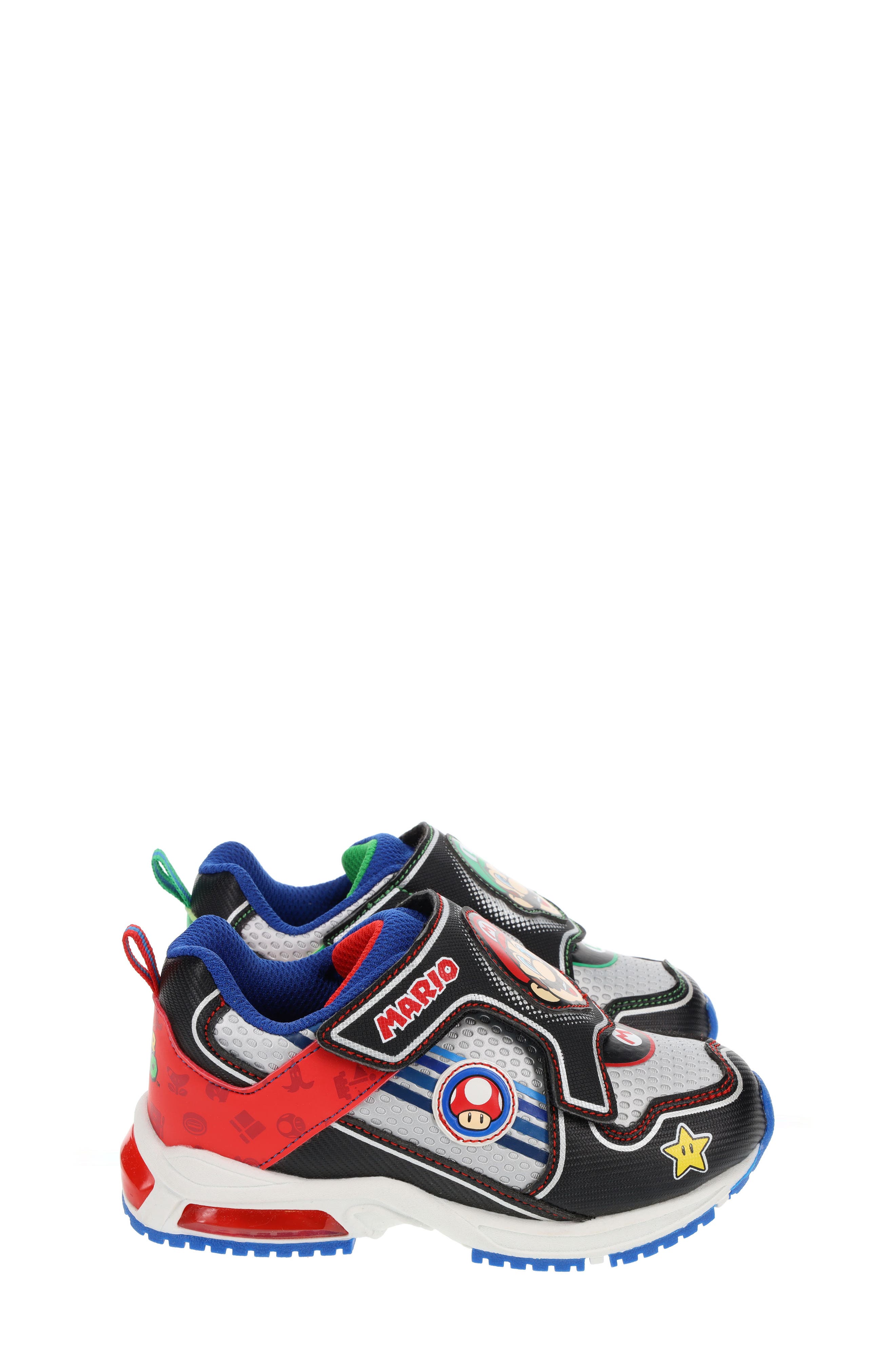SG Footwear Kids' Light-Up Super Mario Sneaker, Alternate, color, 