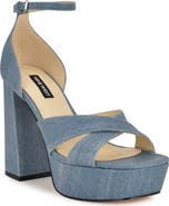 Nine West Vicky Ankle Strap Platform Sandal