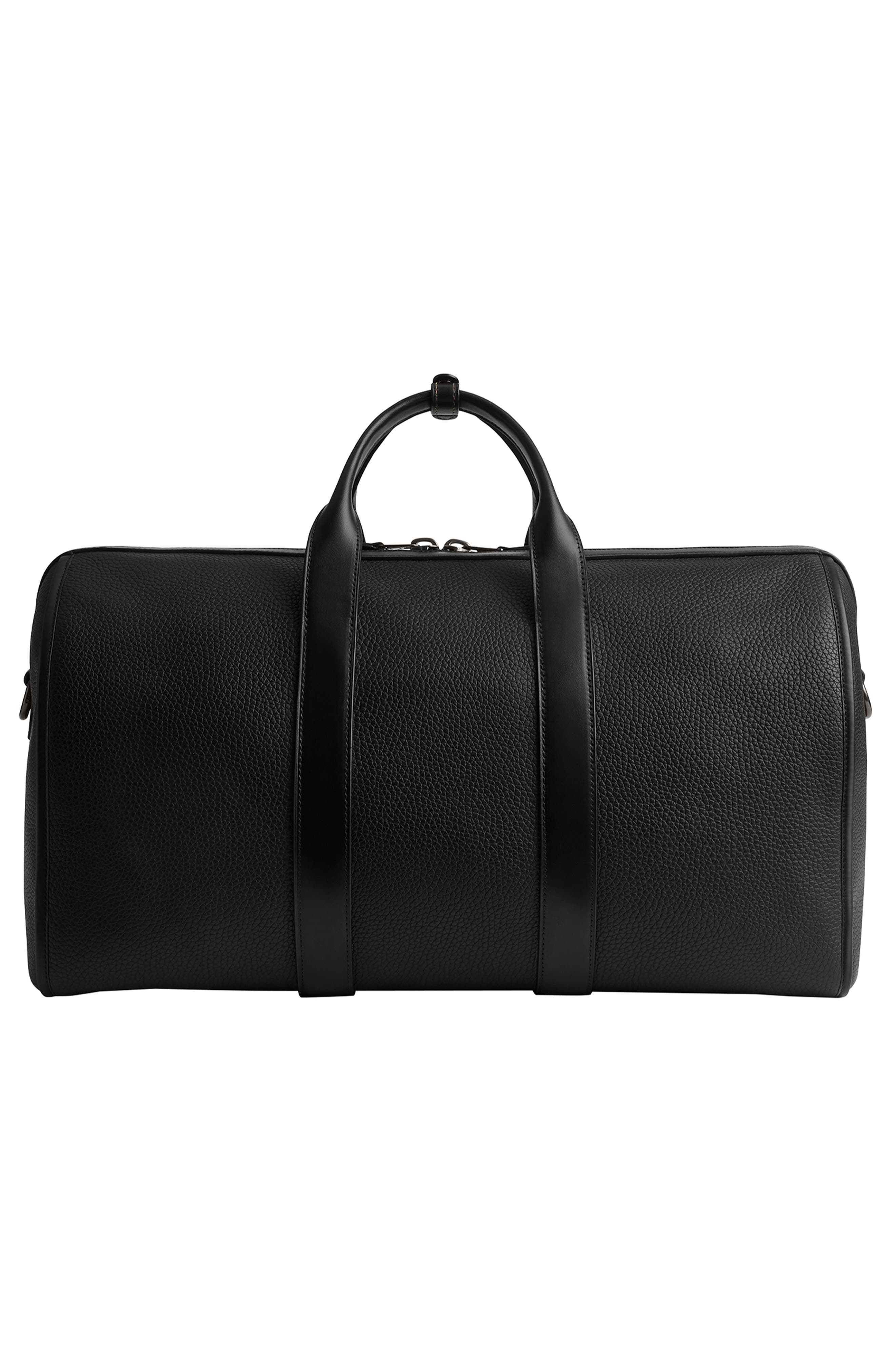 COACH Gotham Pebble Leather Duffle Bag, Alternate, color, 