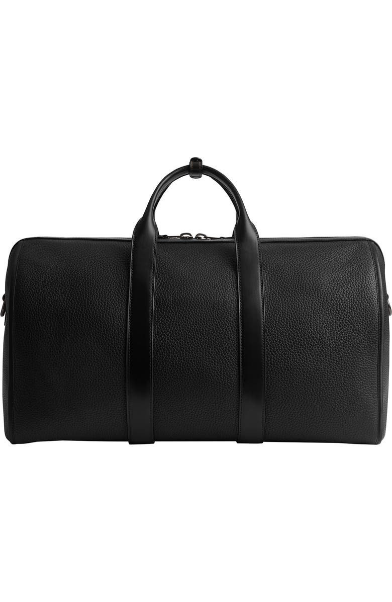 COACH Gotham Pebble Leather Duffle Bag, Alternate, color,