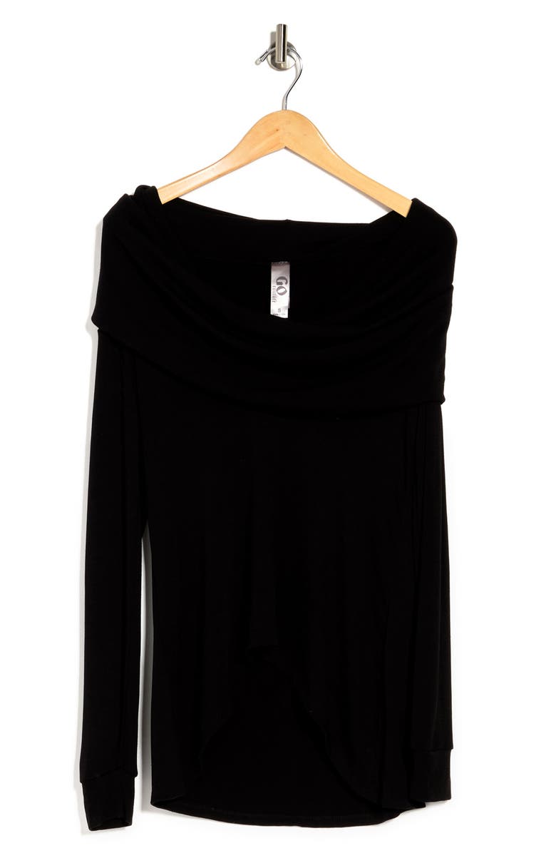 GO COUTURE Cowl Neck Long Sleeve Sweater, Alternate, color, 