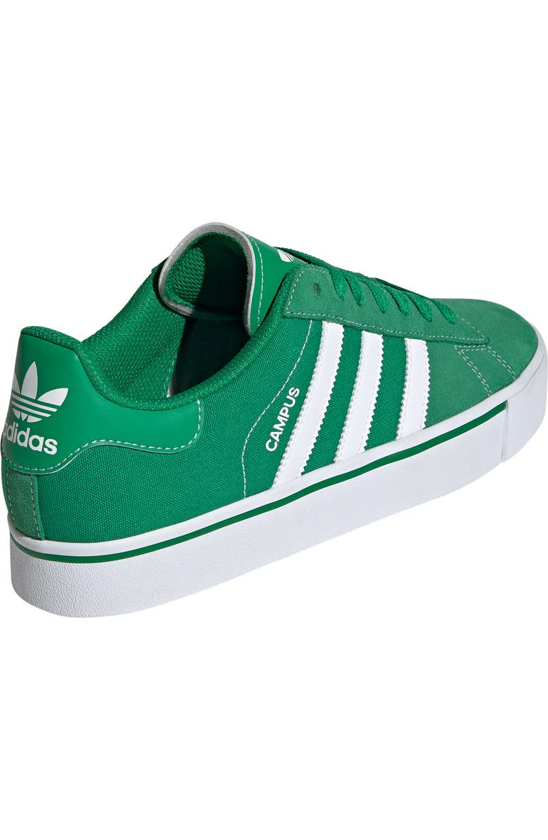 adidas Campus Vulv Sneaker, Alternate, color, Green/ White/ Green