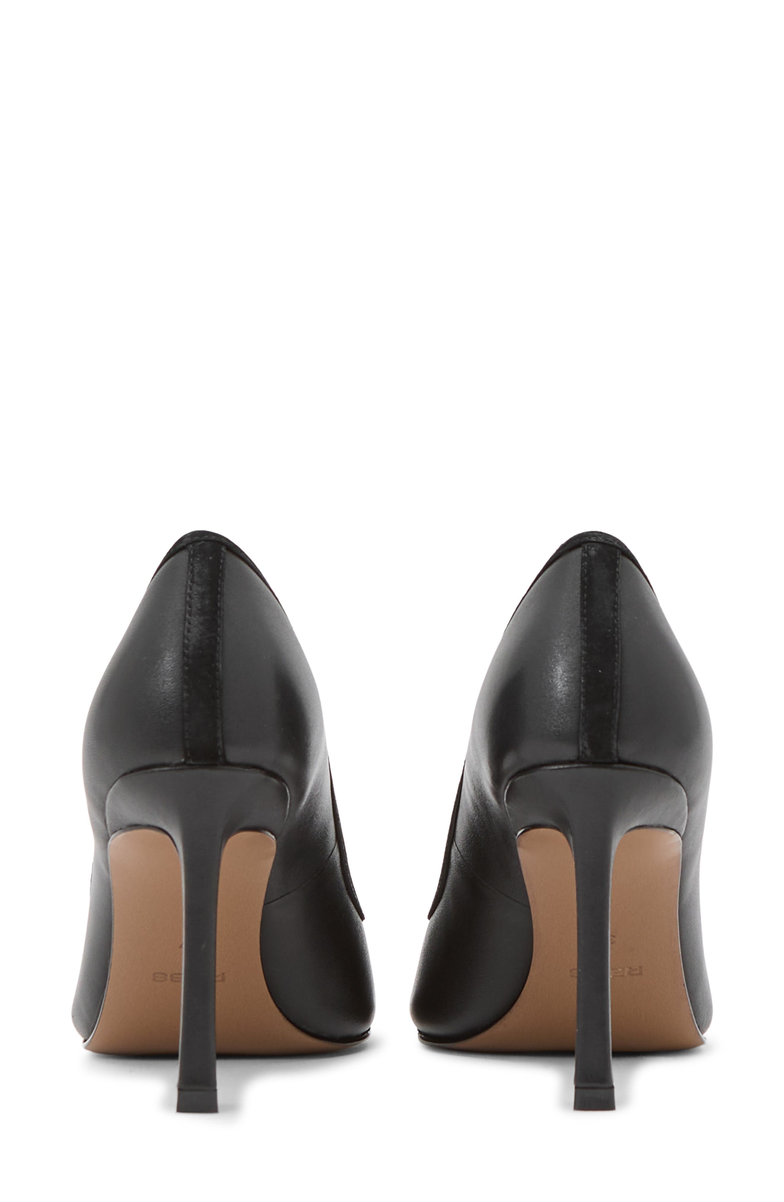 Reiss Jemima Pointed Toe Pump, Alternate, color, Black