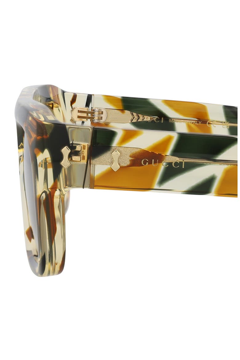 Novelty 55mm Rectangular Sunglasses, Alternate, color, HAVANA HAVANA BROWN