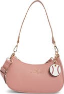 Nanette Lepore Convertible Faux Leather Baguette Shoulder Bag