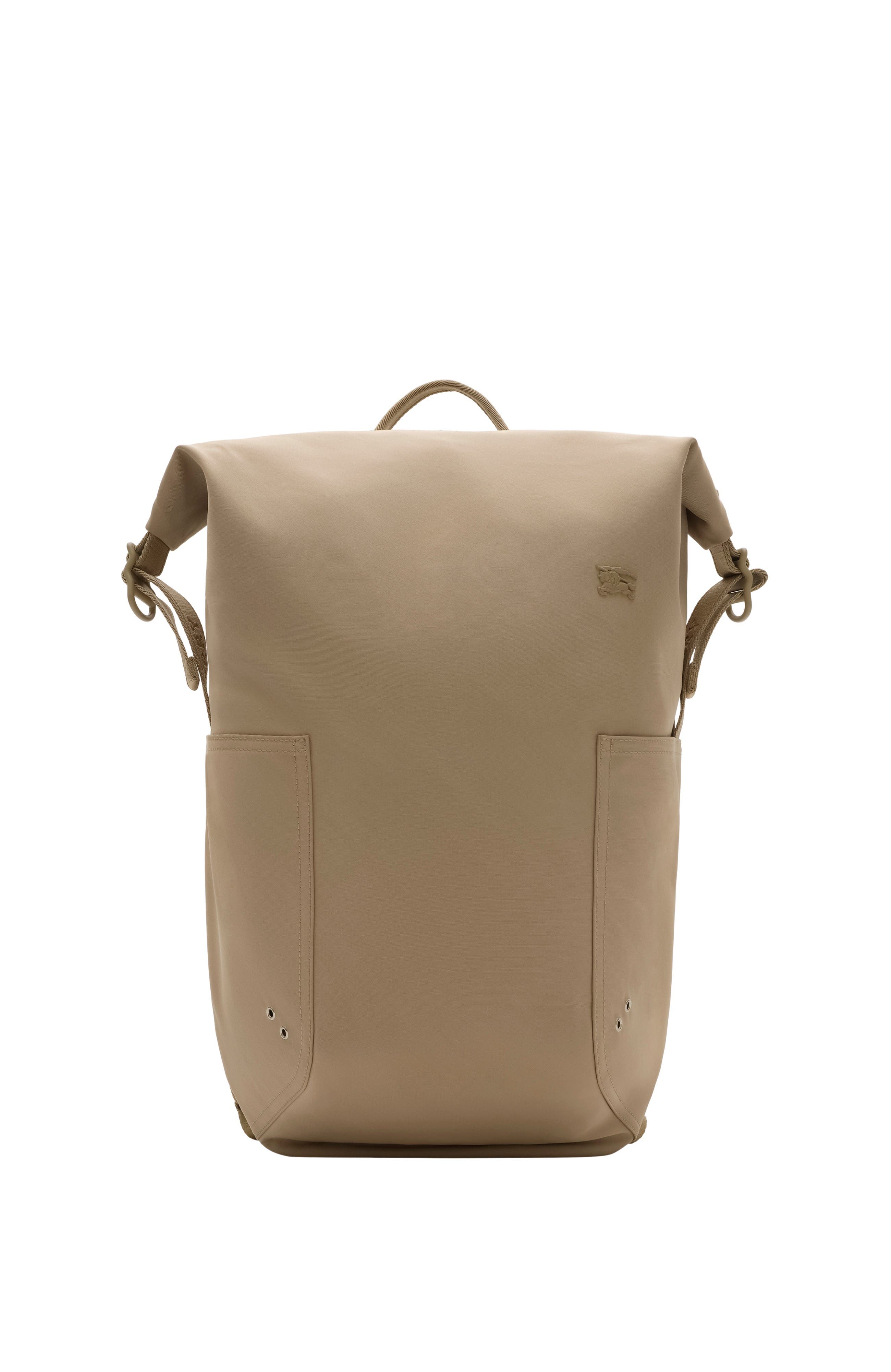 Burberry Storm Backpack, Main, color, Taupe Beige
