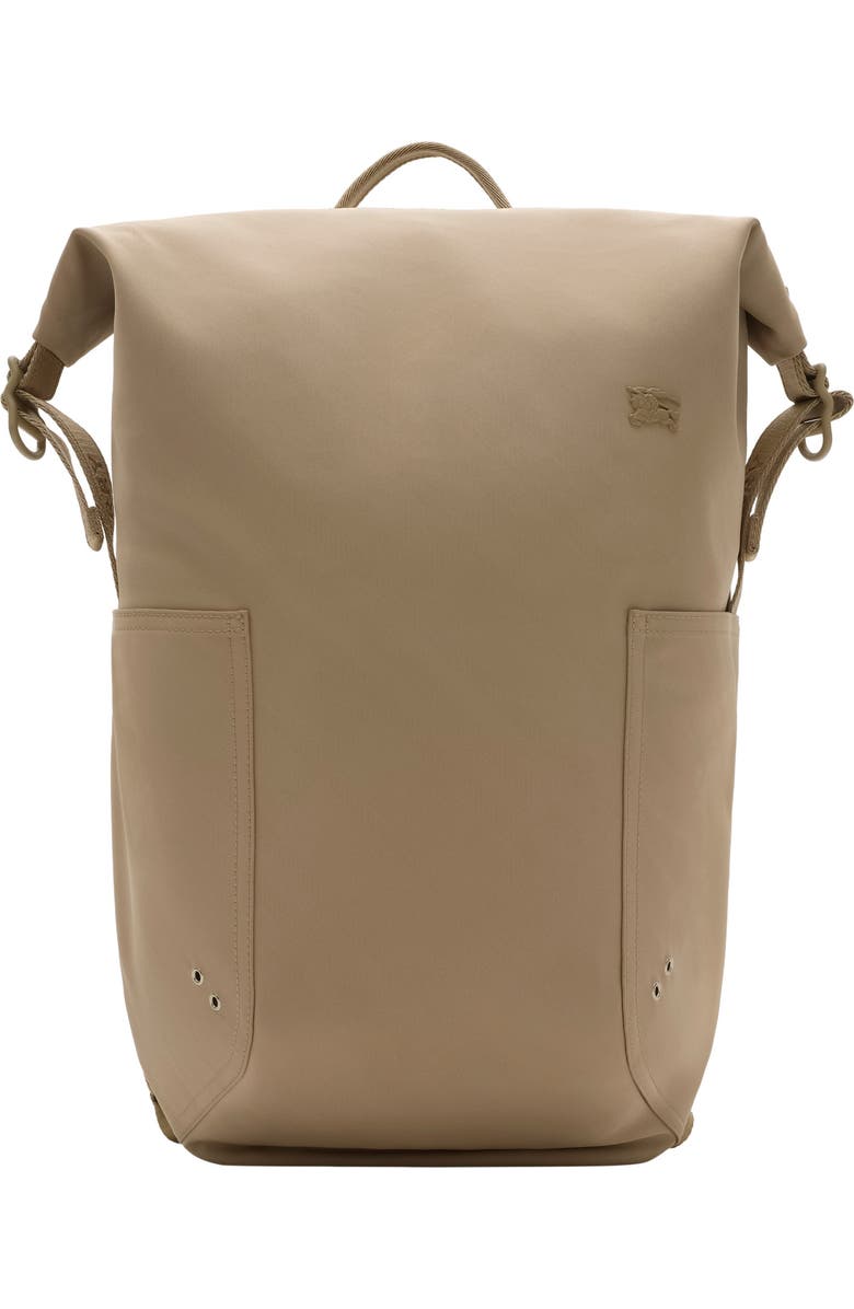 Burberry Storm Backpack, Main, color, Taupe Beige