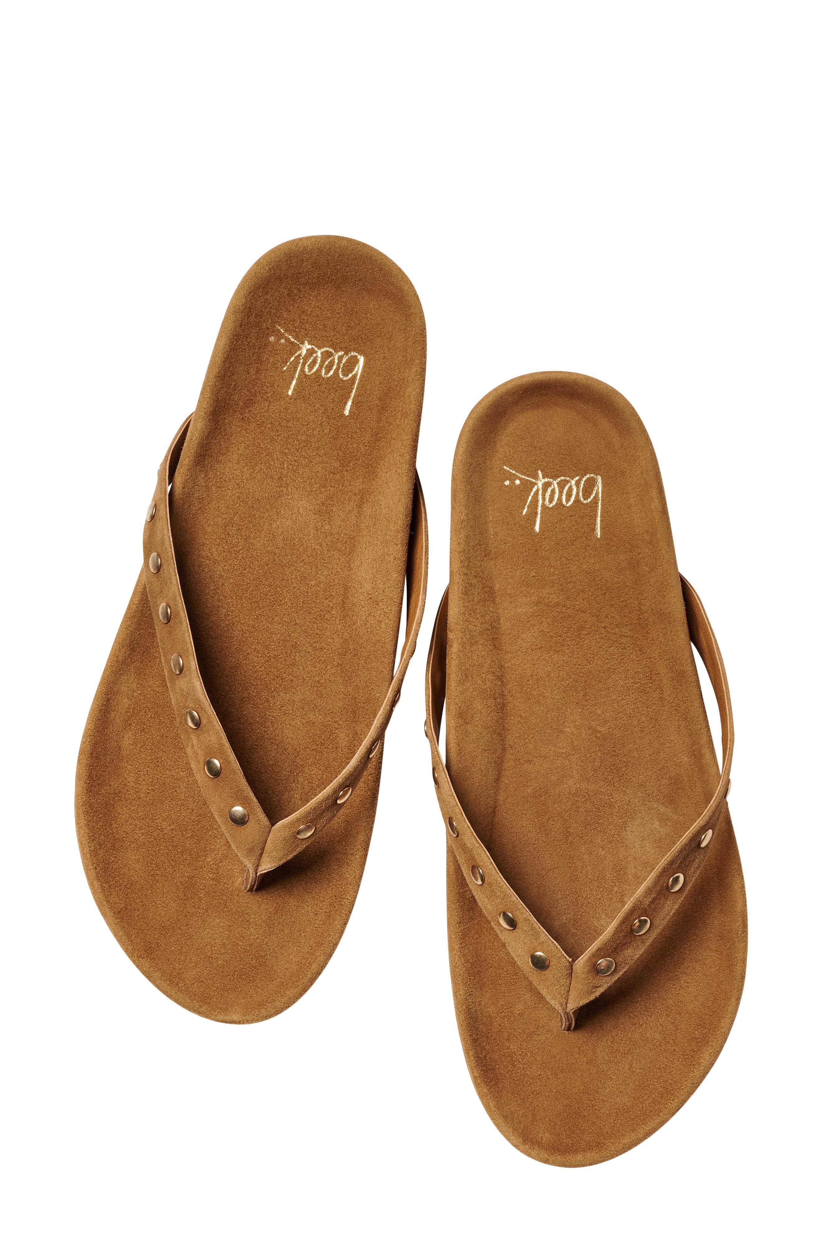 Tringa Flip Flop, Alternate, color, COFFEE