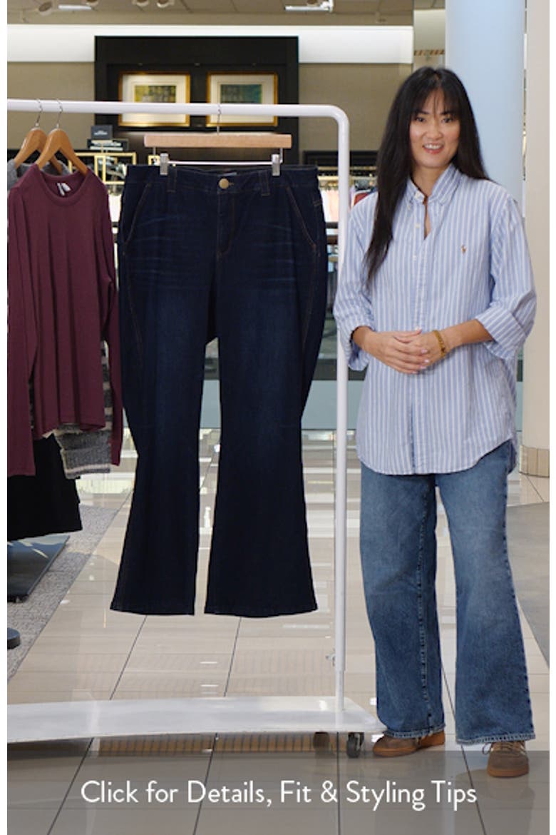 High Waist Ankle Wide Leg Jeans video