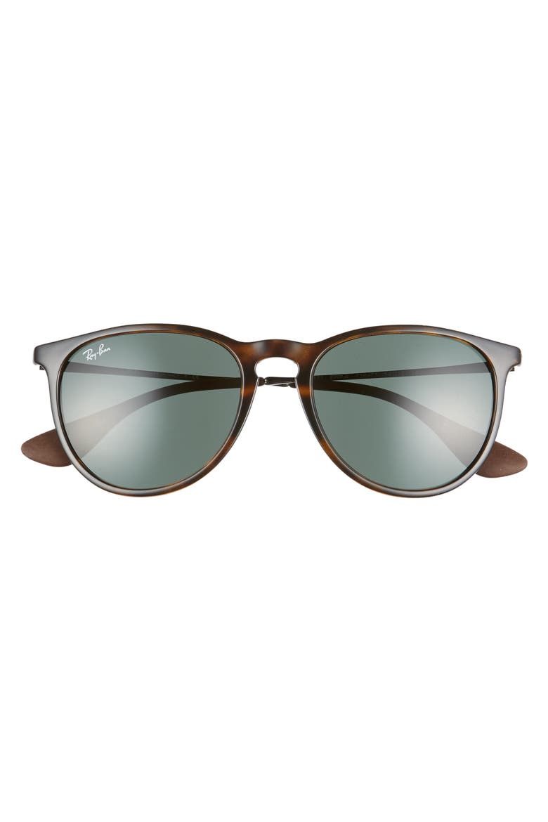 Erika 54mm Sunglasses, Alternate, color, LITE HAVANA/ GREEN SOLID
