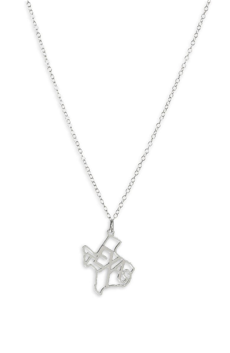 Kris Nations State Pendant Necklace, Main, color, 