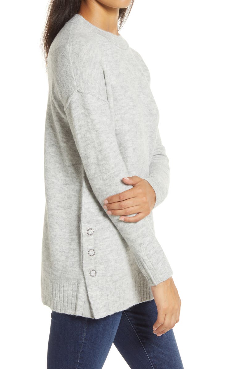 Caslon<sup>®</sup> Side Snap Sweater Tunic, Alternate, color, 