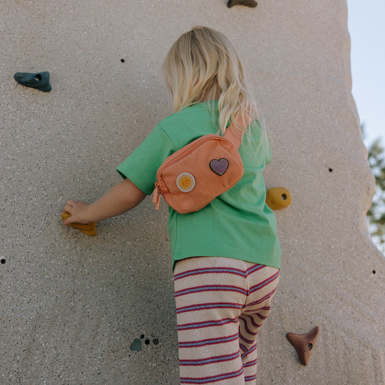 Customizable Belt Bag + Patches - Adventure Set, Alternate, color, Sunkissed