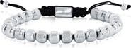 BLACKJACK Men's Textured Beaded Slide Bracelet