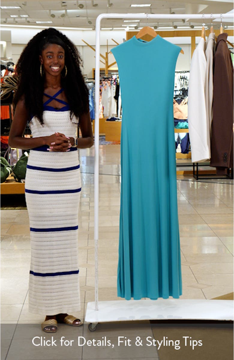 Hourglass Cap Sleeve Maxi Dress, sales video thumbnail