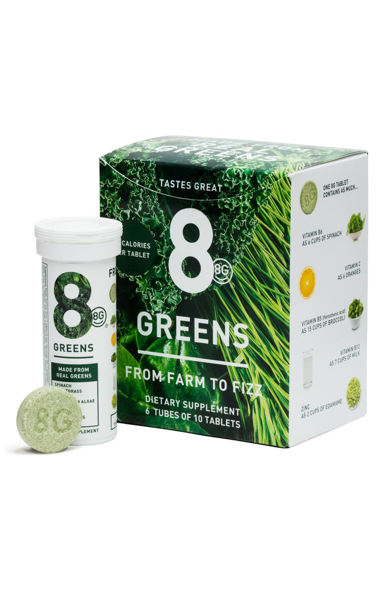 8Greens 8G Greens 6-Pack Dietary Supplement, Main, color,