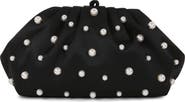Jewel Badgley Mischka Margot Beaded Pouch Clutch