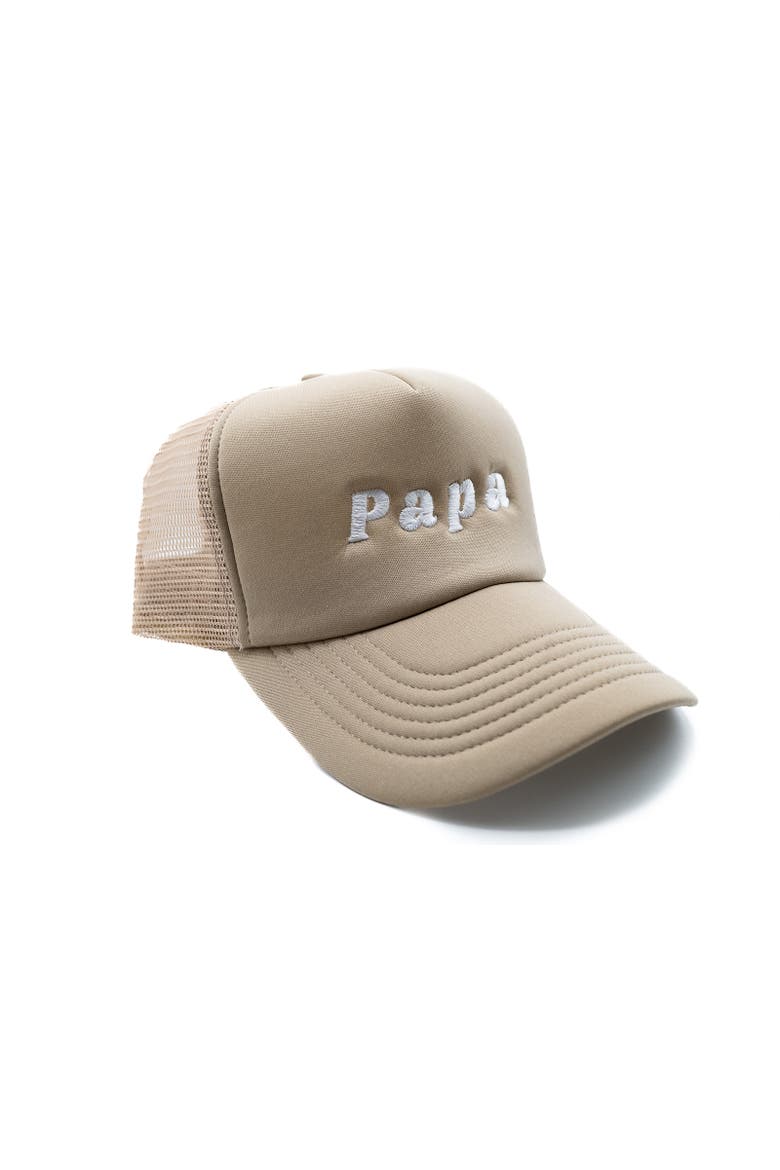 Papa Foam Trucker Hat, Alternate, color, Khaki