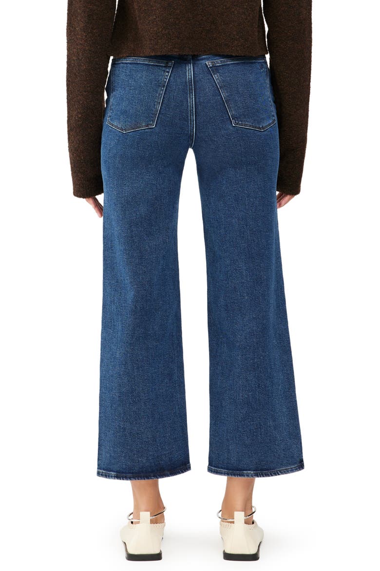 Hepburn High Waist Ankle Wide Leg Jeans, Alternate, color, SEACLIFF