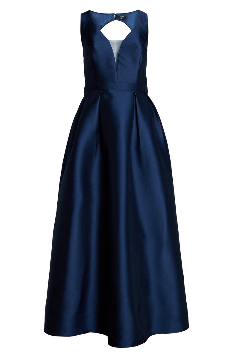 Chi Chi London Perla Back Cutout Evening Dress, Alternate, color, 