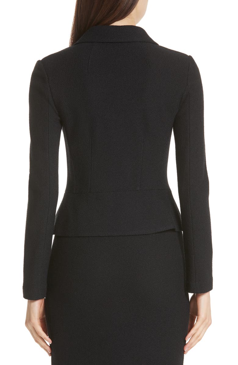 St. John Collection Gail Knit Double Breasted Jacket, Alternate, color,