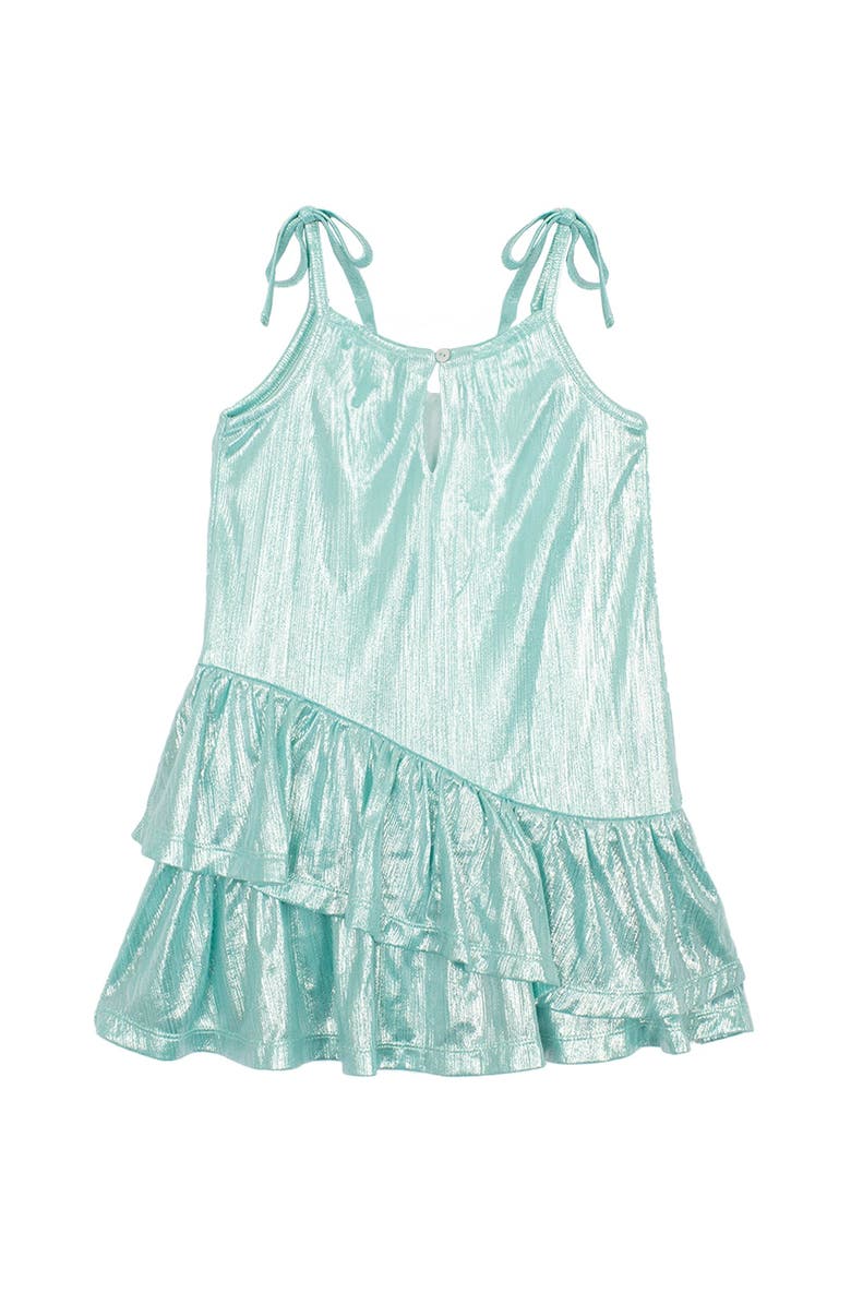 Isobella & Chloe Aqua Dress, Alternate, color, Green
