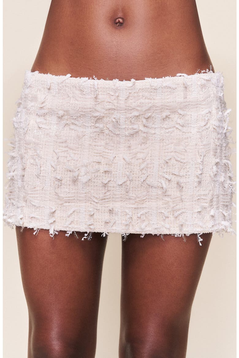 Lillian Mini Skirt, Alternate, color, Snow White