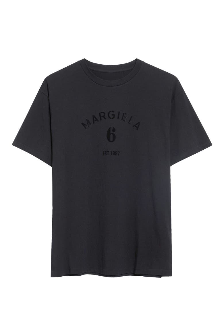 Cotton Graphic T-Shirt, Main, color, BLACK