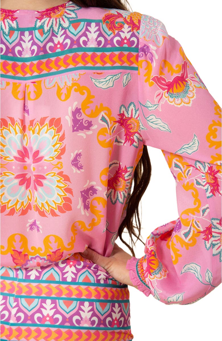 Hale Bob Leilani Silk Top, Alternate, color, 