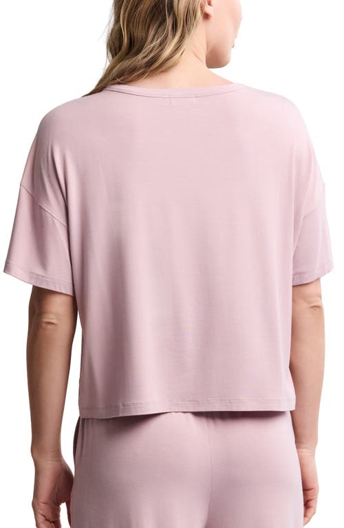 Barefoot Dreams Boxy Jersey T-shirt In Pink