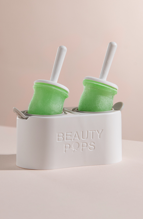 Love And Pebble Beauty Pops Ice Facial Mask Tray In Amber/light Orange