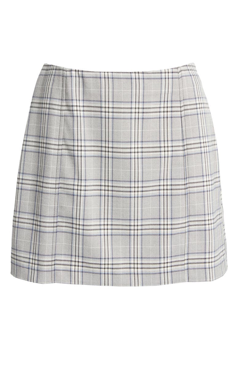 Open Edit Plaid Miniskirt, Alternate, color,