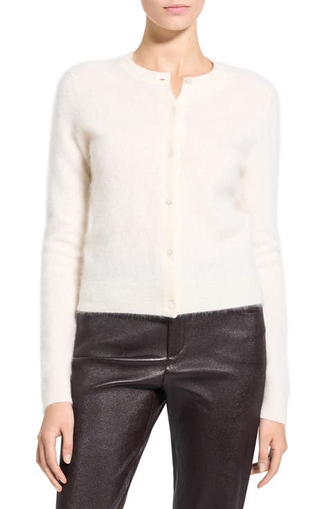 Brushed Cashmere Cardigan