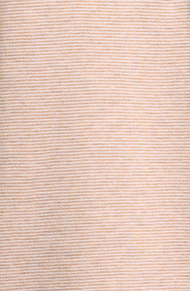 vineyard vines Kids' Saltwater Stripe Quarter Zip Sweatshirt, Alternate, color, Officer Khaki