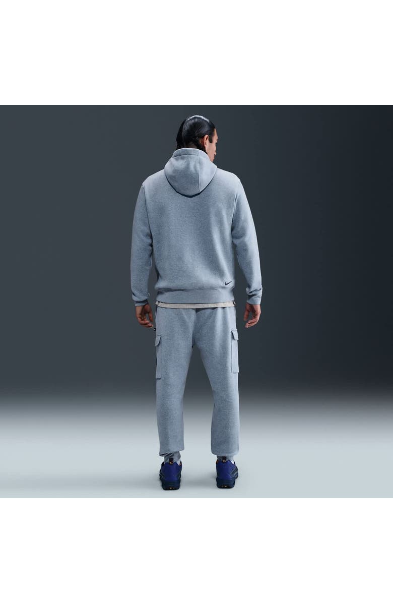 Nike Men
s Nike  Heather Navy Paris Saint-Germain Club Pullover Hoodie, Alternate, color, Heather Navy