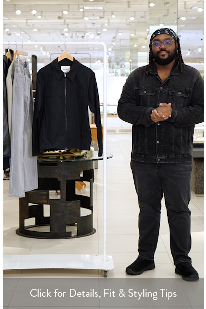 Alban 5721 Cotton Seersucker Zip-Up Shirt Jacket video