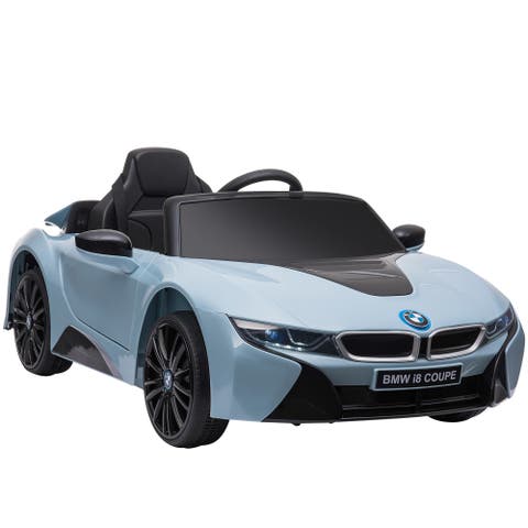 6V Licensed BMW I8 Coupe Ride-On Car with Remote Control, Music