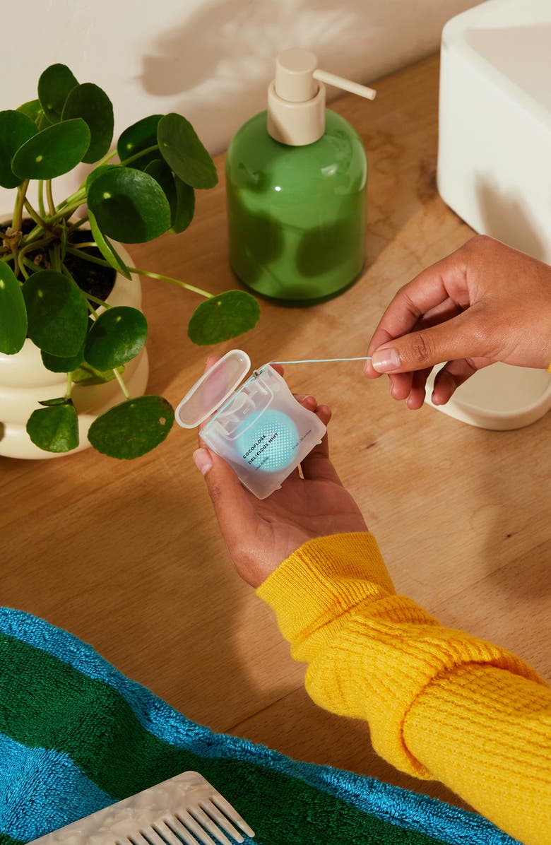 COCOLAB Happiness 4-Pack Mint Dental Floss $36 Value, Alternate, color,