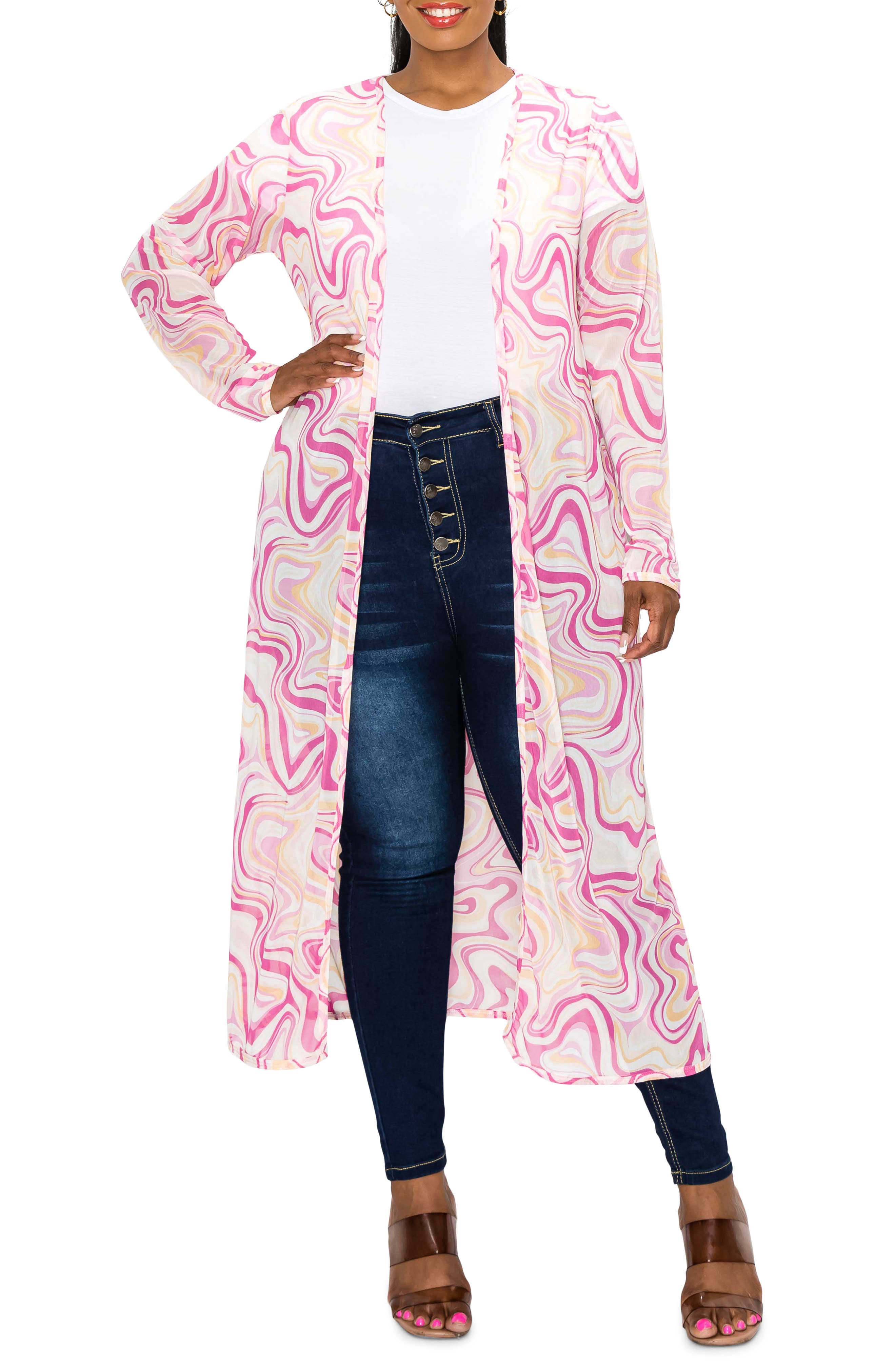 Megan Mesh Duster