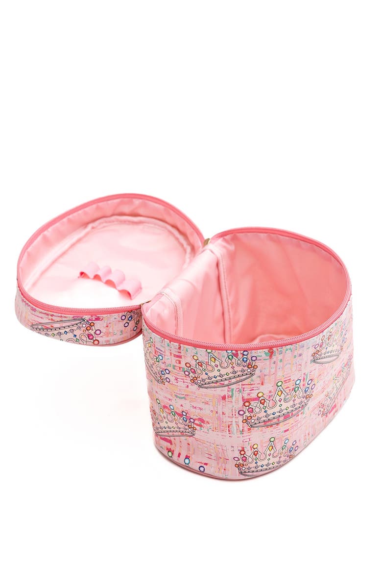 Crown Jewel Toiletry Bag, Alternate, color, Light Pink