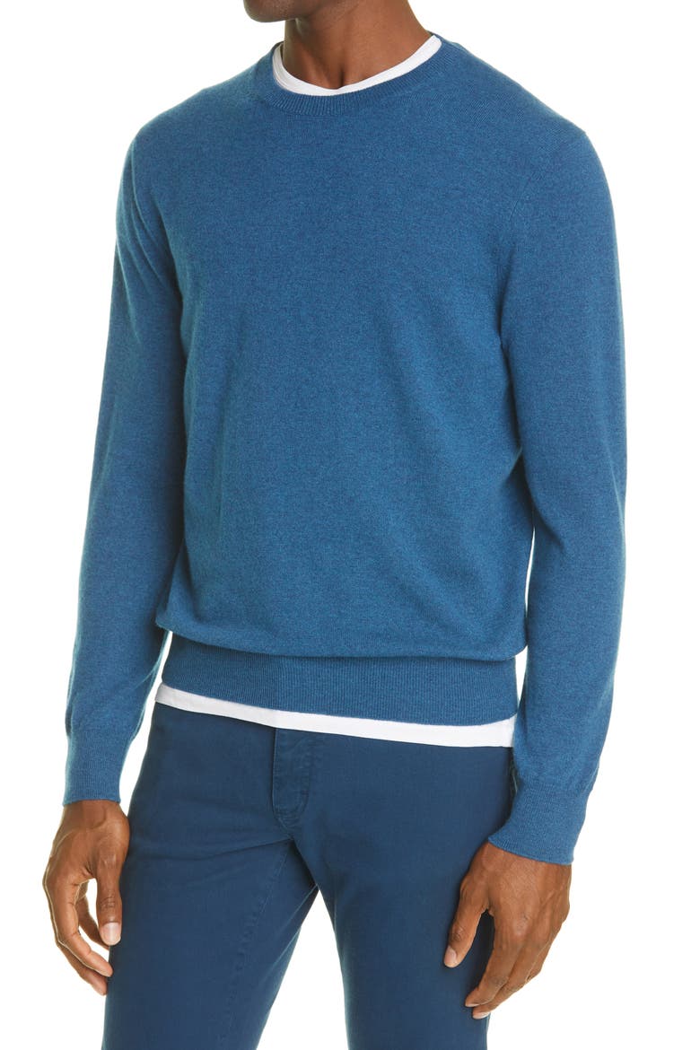 Cashmere Sweater, Alternate, color, BLUE