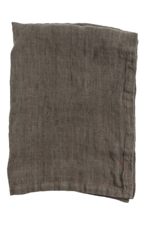 Stone Washed Linen Tea Towel