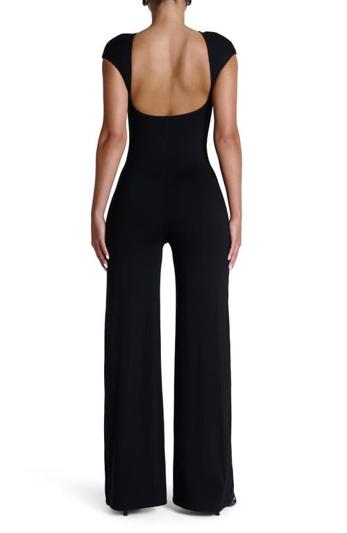 Naked Wardrobe Smooth Open Back Jumpsuit