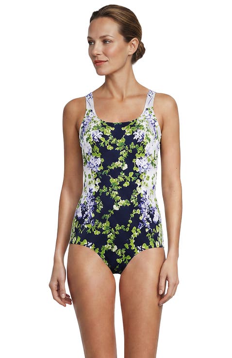 Tugless Low Leg One Piece Swimsuit