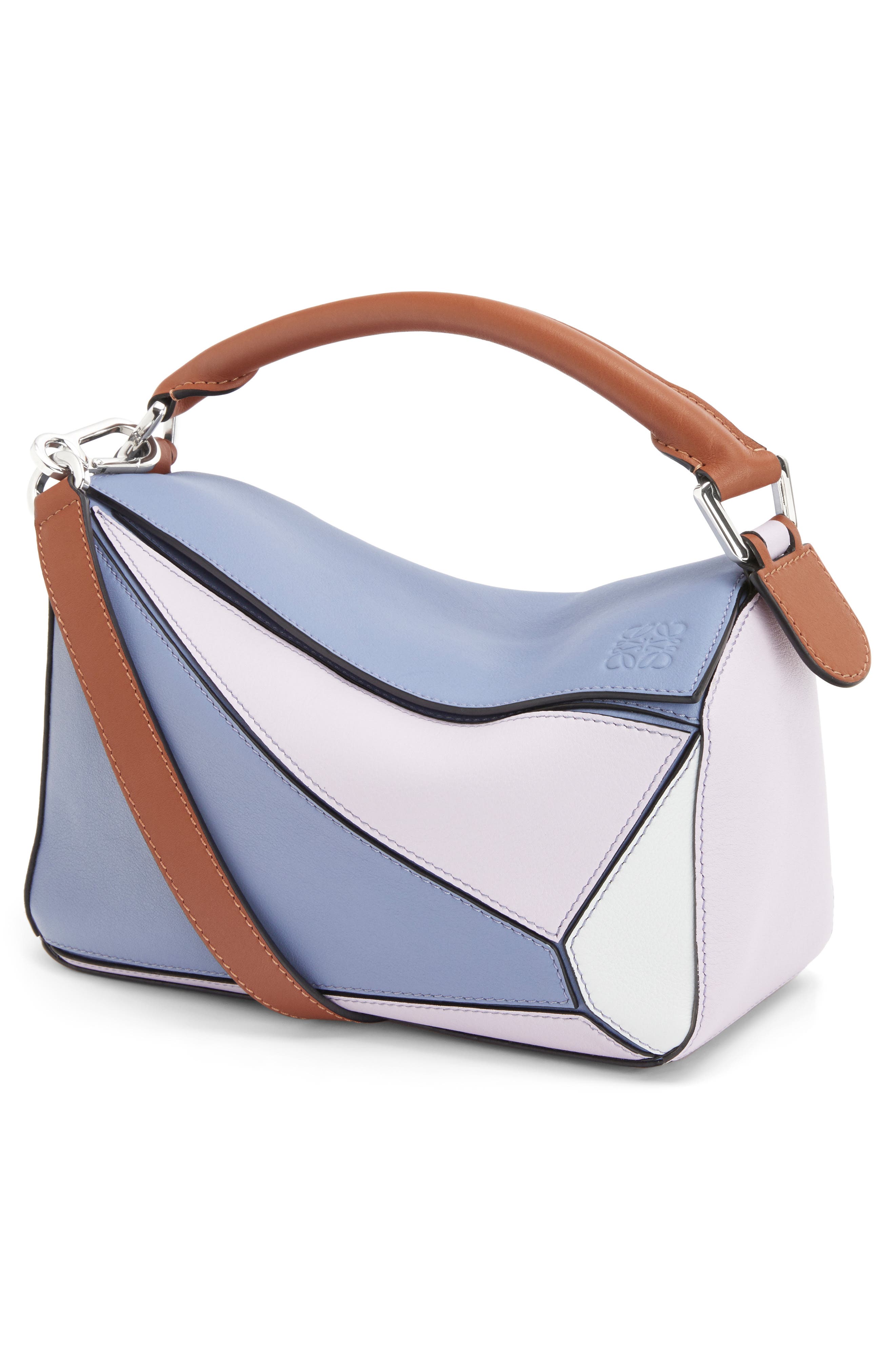 Loewe x Paula's Ibiza Small Puzzle Leather Shoulder Bag, Alternate, color, 