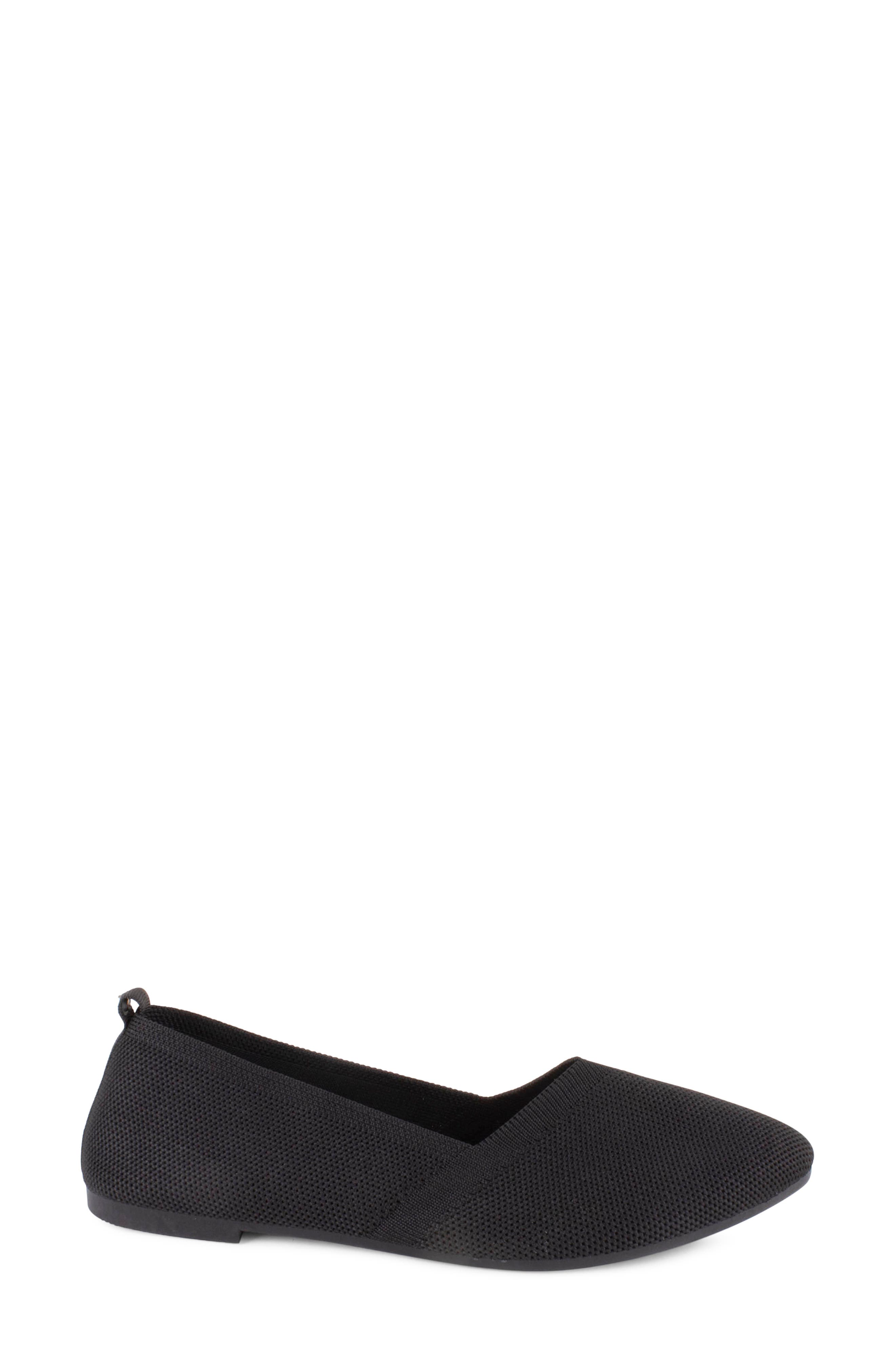 Tahari Bali Ballet Flat, Alternate, color, Black