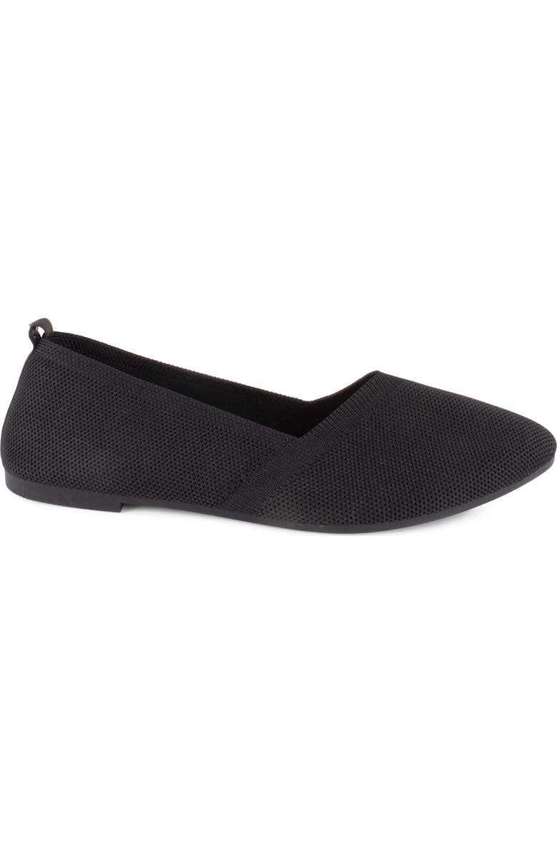 Tahari Bali Ballet Flat, Alternate, color, Black