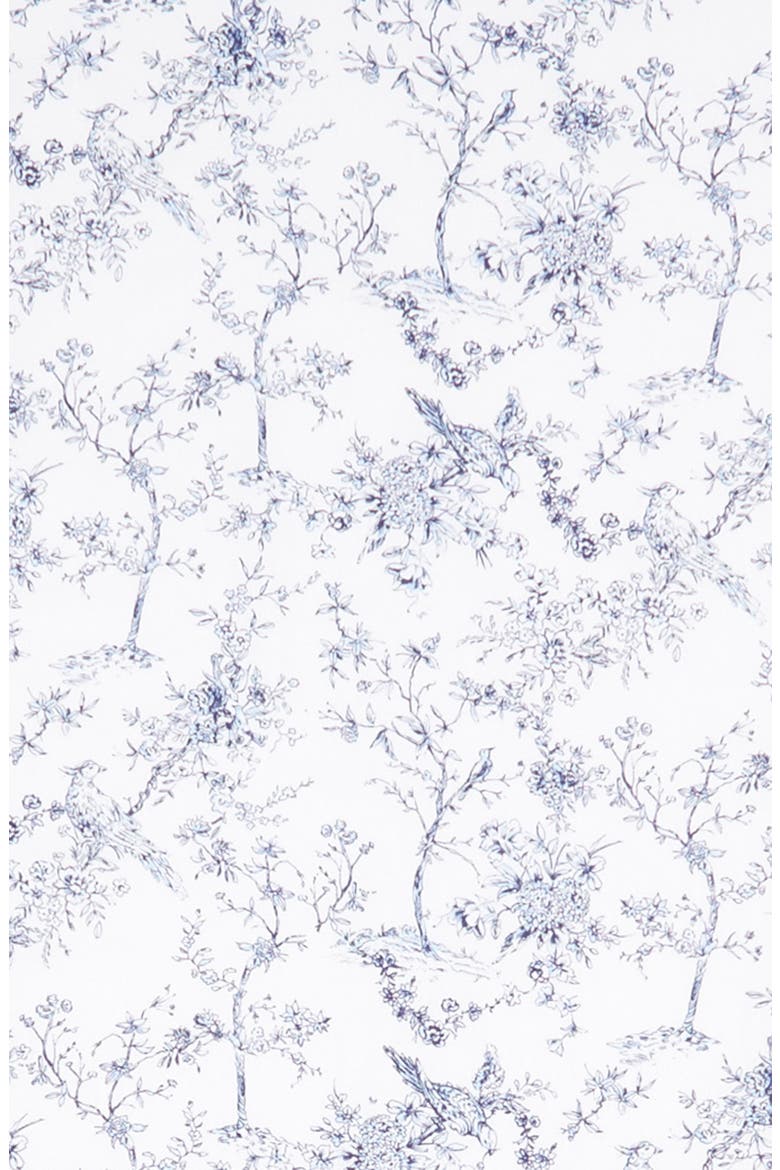 Timeless Toile de Jouy Table Runner, Alternate, color, WHITE