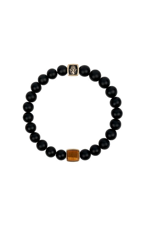 Men's Infinite Potential - Onyx Tiger's Eye Bracelet